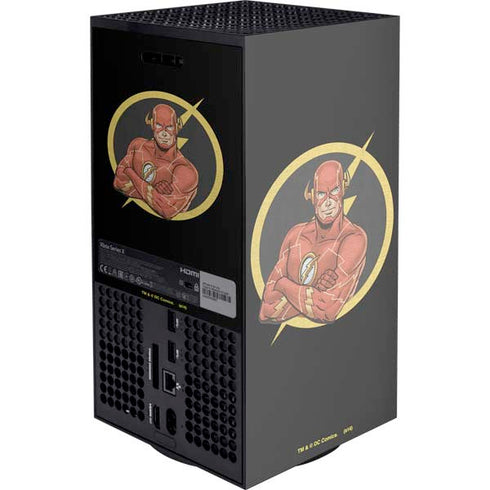 DC Comics The Flash Folded Arms Pose XBox Series X Digital Edition Console Skin